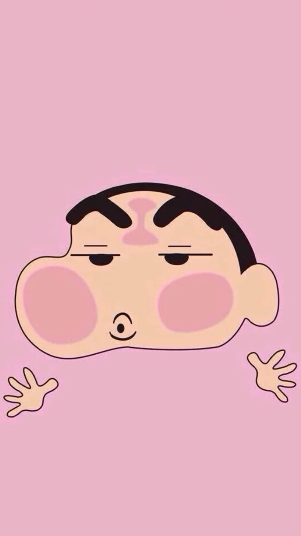 搞笑漫画角色蜡笔小新iPhone壁纸 壁纸