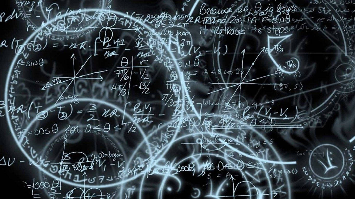 数学公式与圆 壁纸