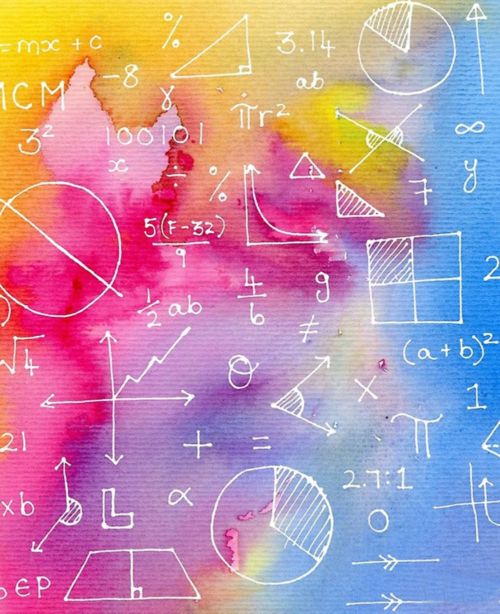 数学彩色方程式艺术