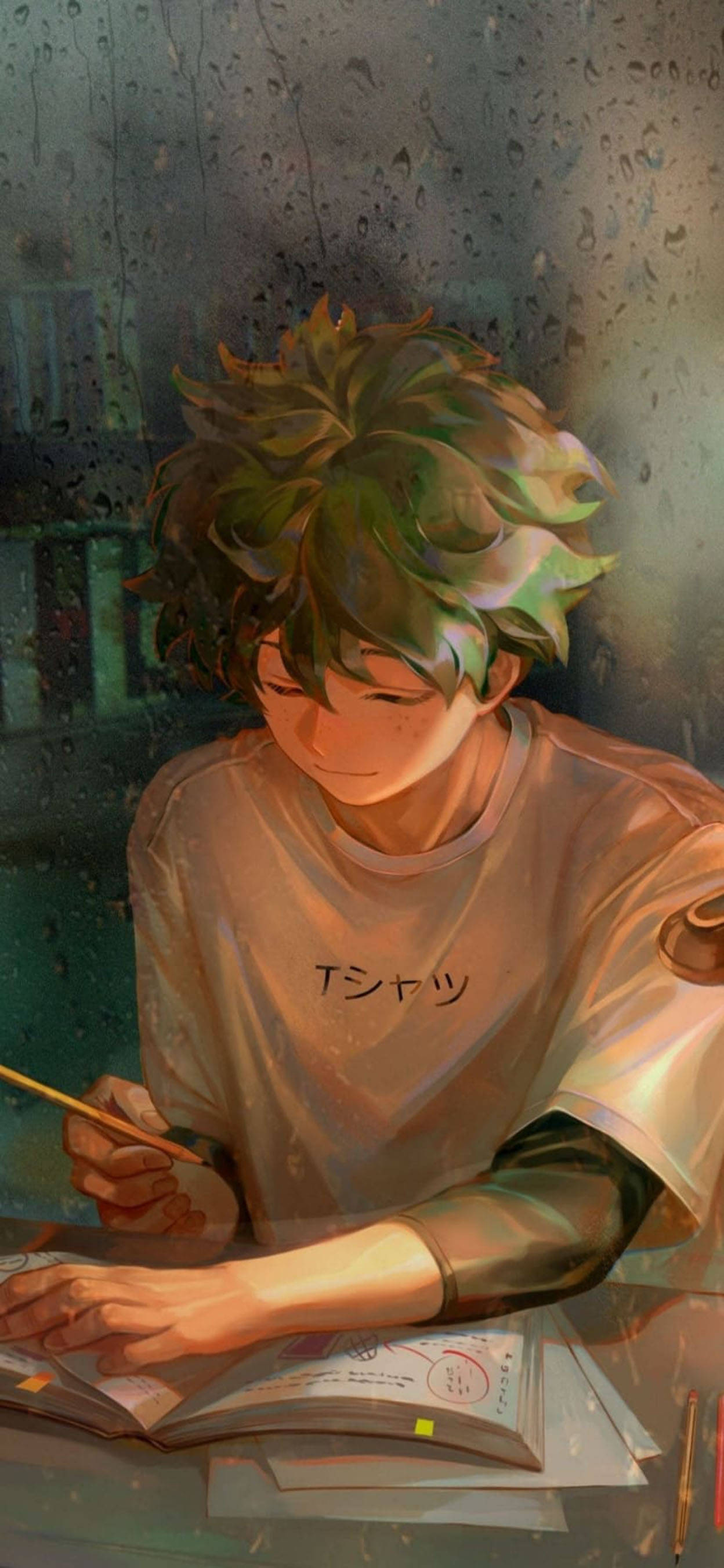 文艺男孩绿谷出久 壁纸