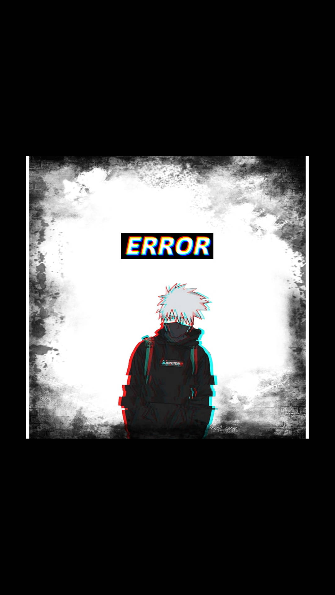 旗木卡卡西 Supreme Error 连帽衫 壁纸