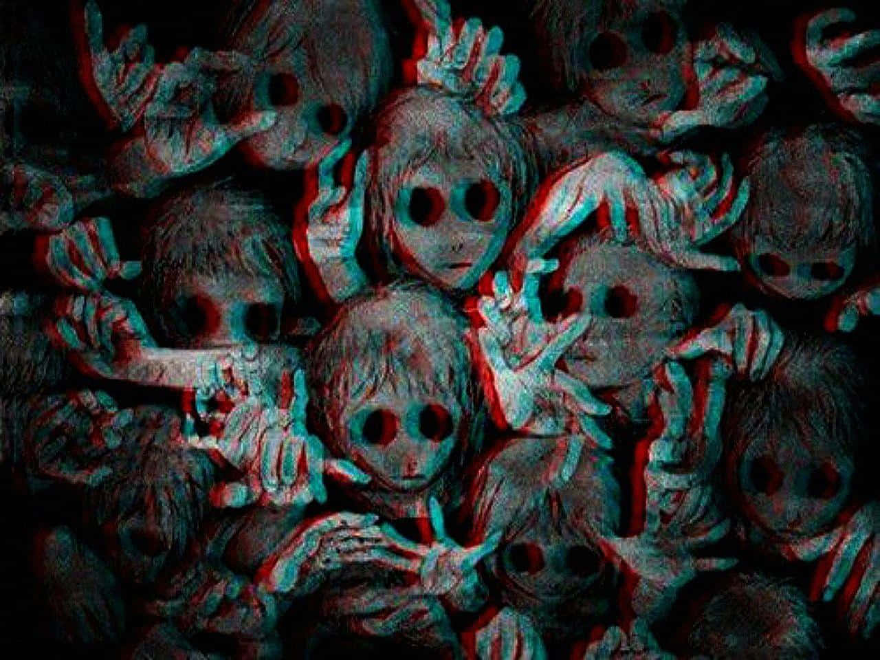 无眼恐怖动漫儿童 壁纸