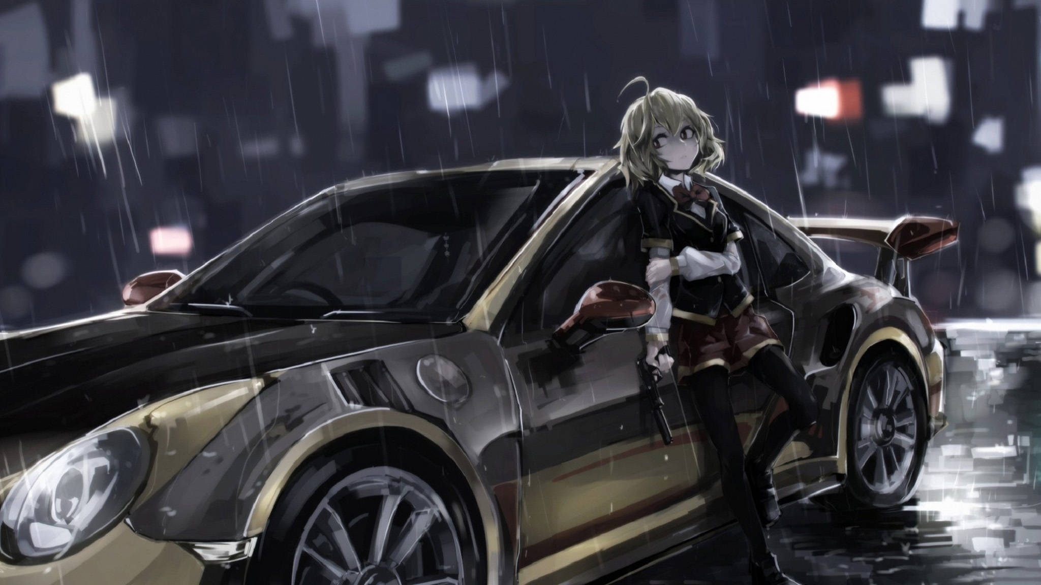 日产GT-R动漫汽车 壁纸