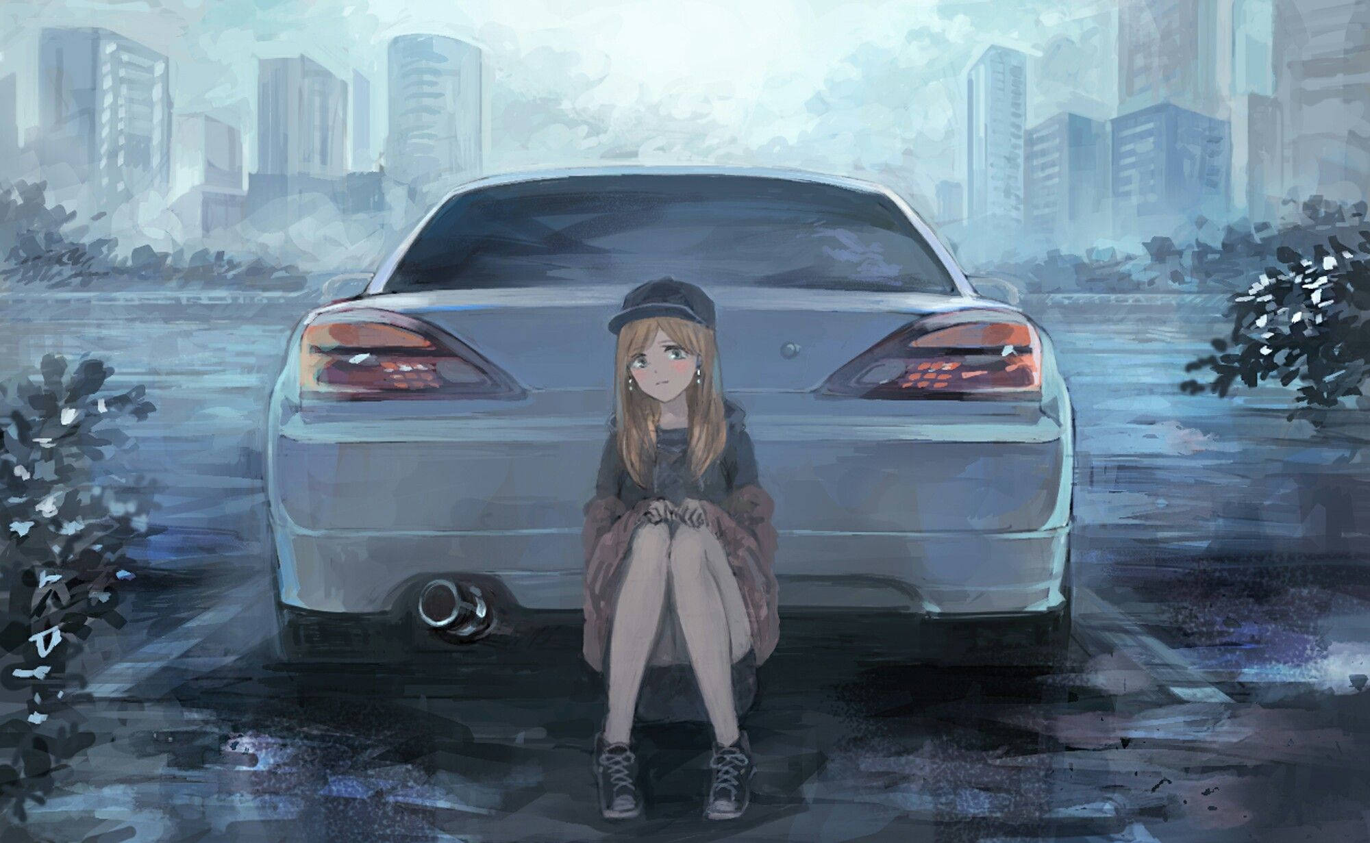 日产Silvia动漫汽车 壁纸