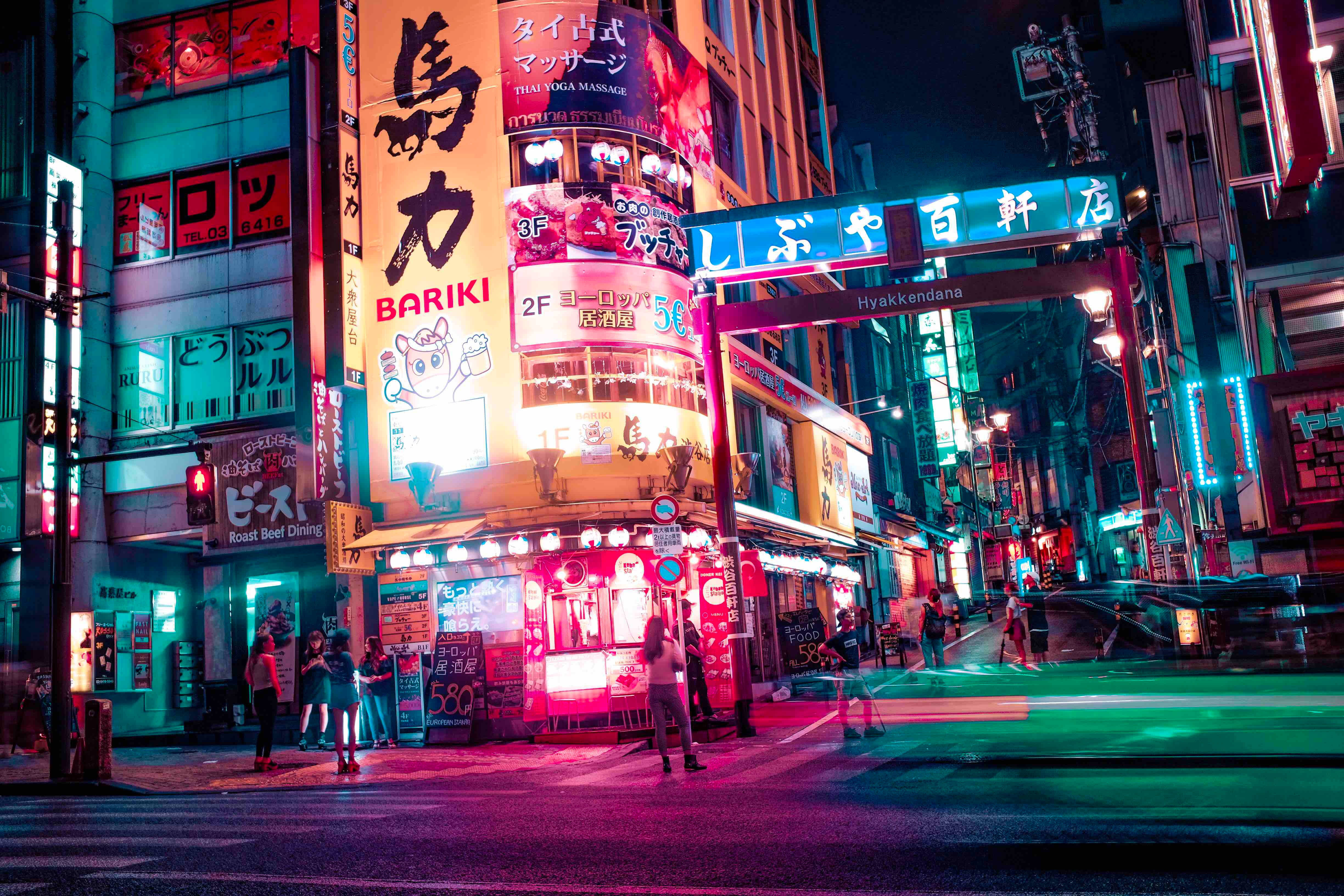 日本4K城市夜景 壁纸