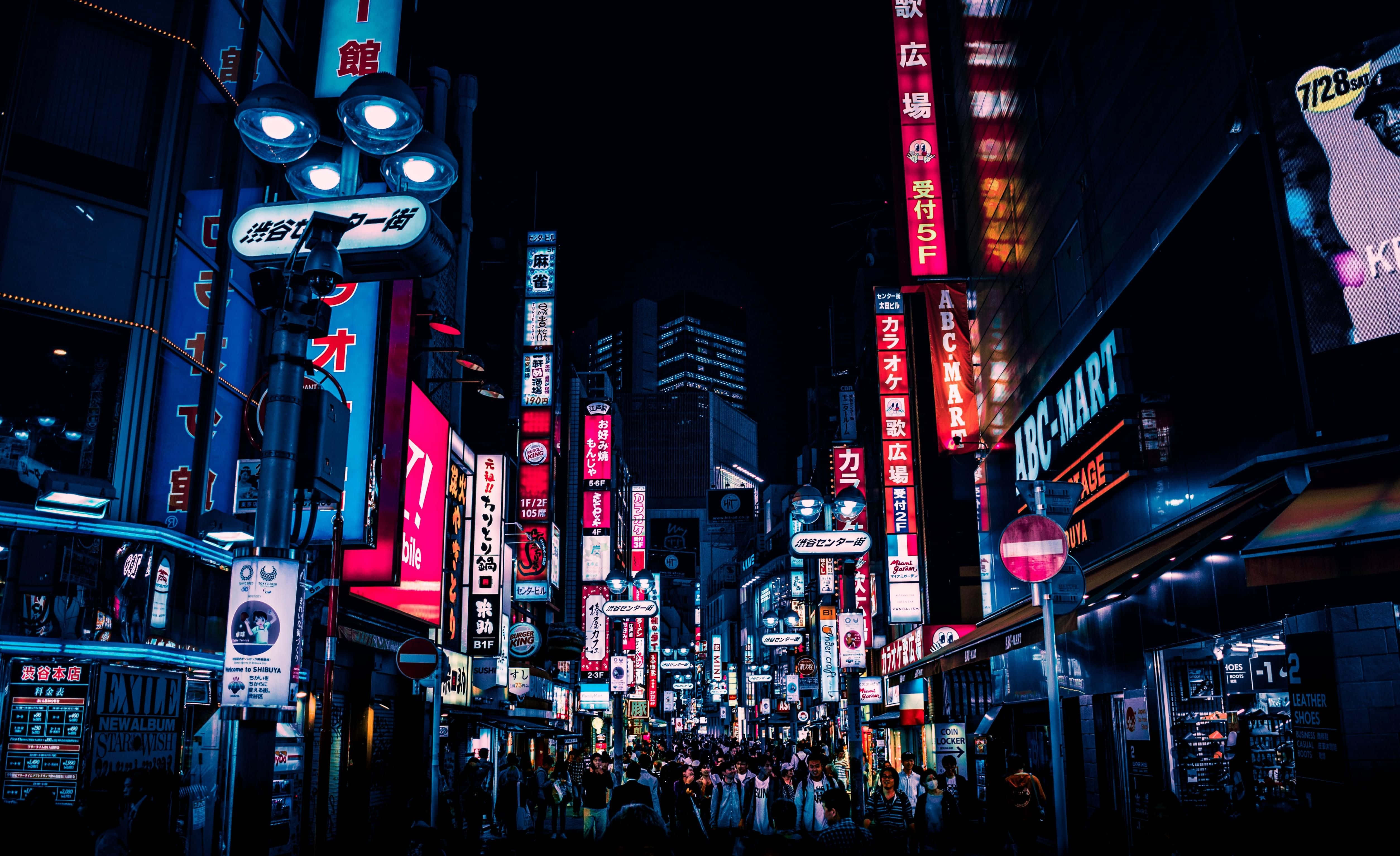 日本东京美丽夜景 壁纸