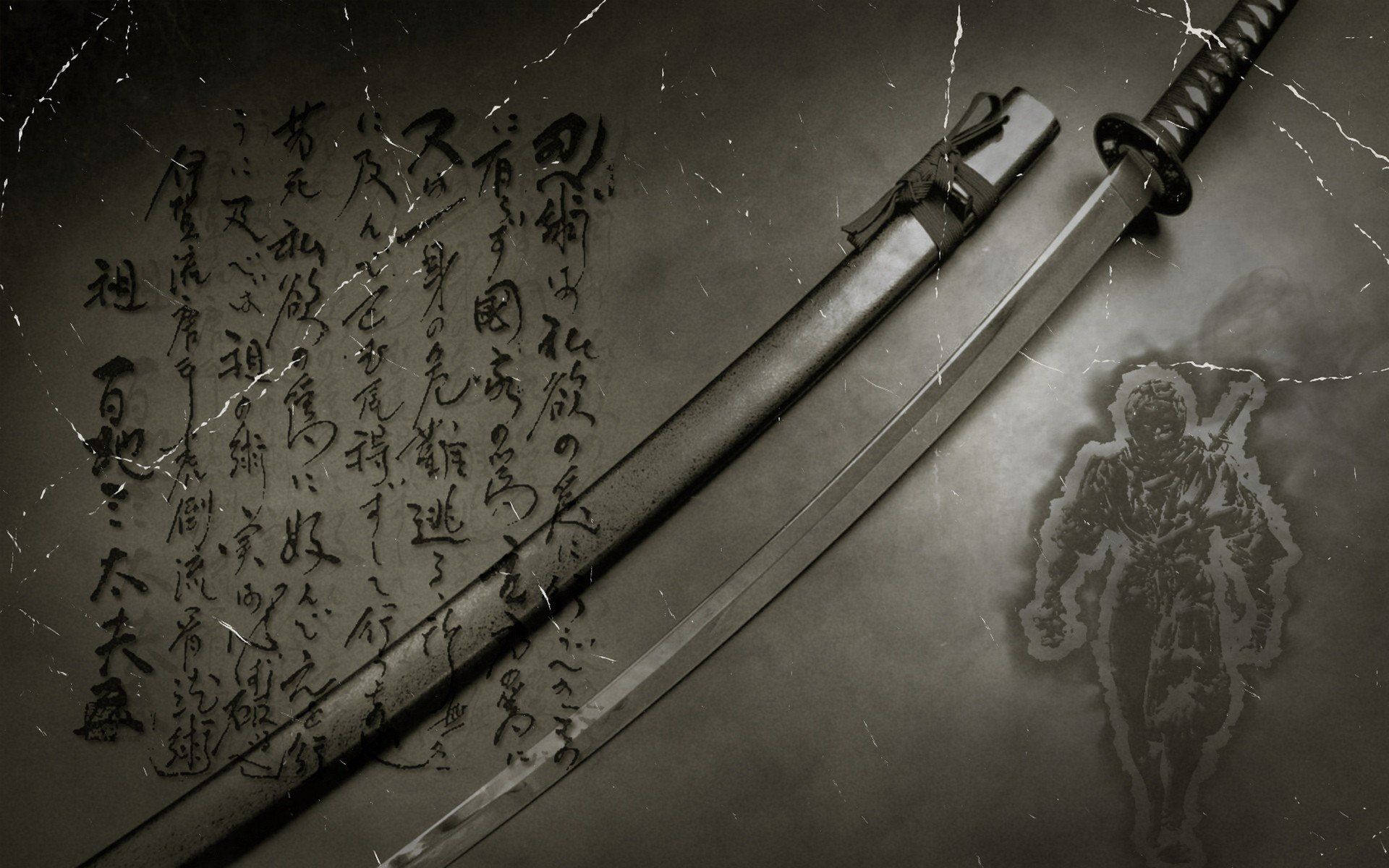 日本武士刀 壁纸