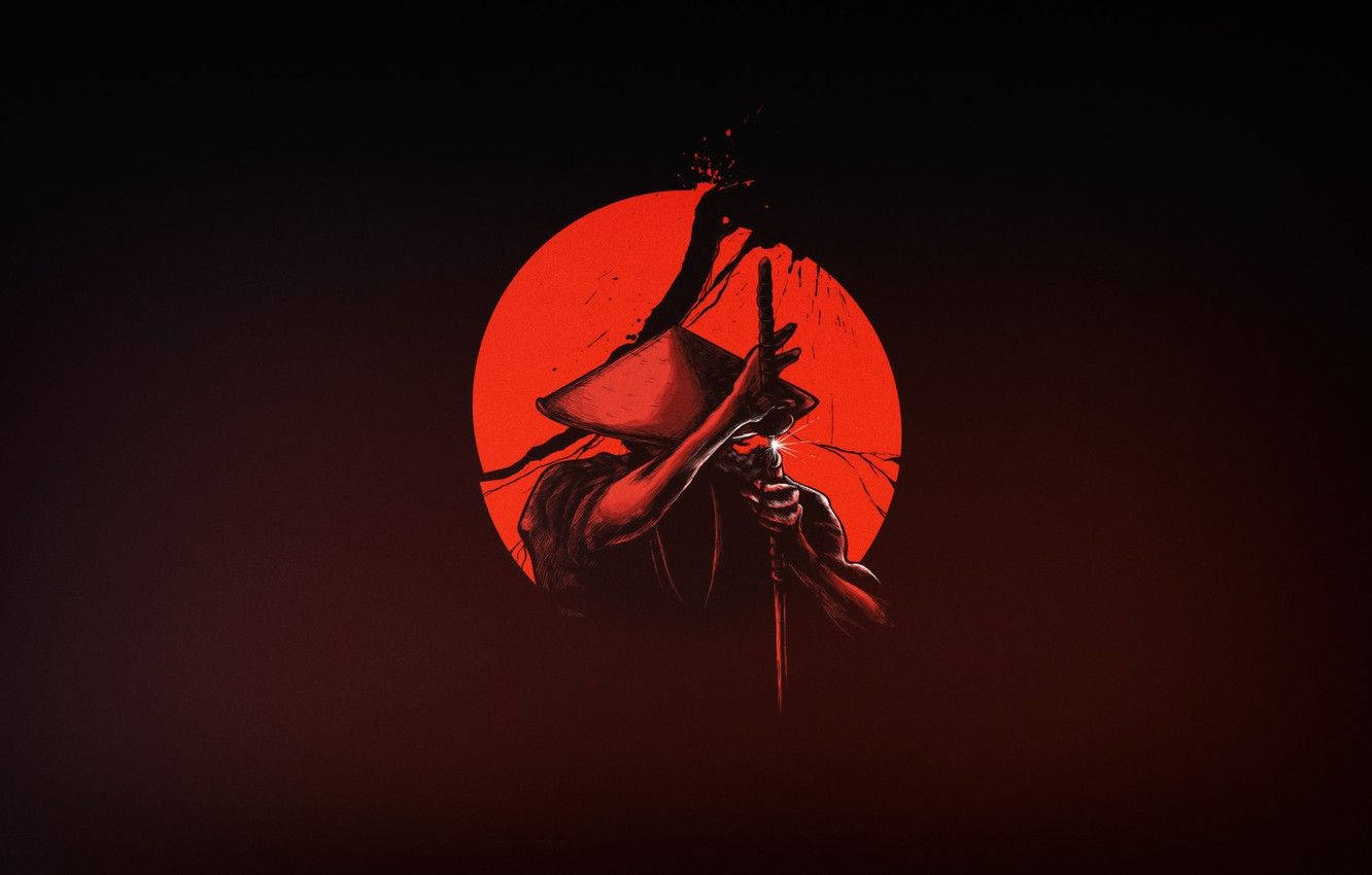 日本武士收刀入鞘 壁纸
