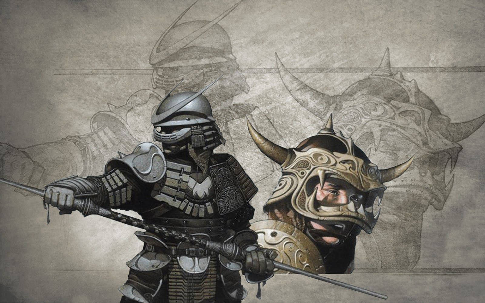 日本武士铠甲 壁纸
