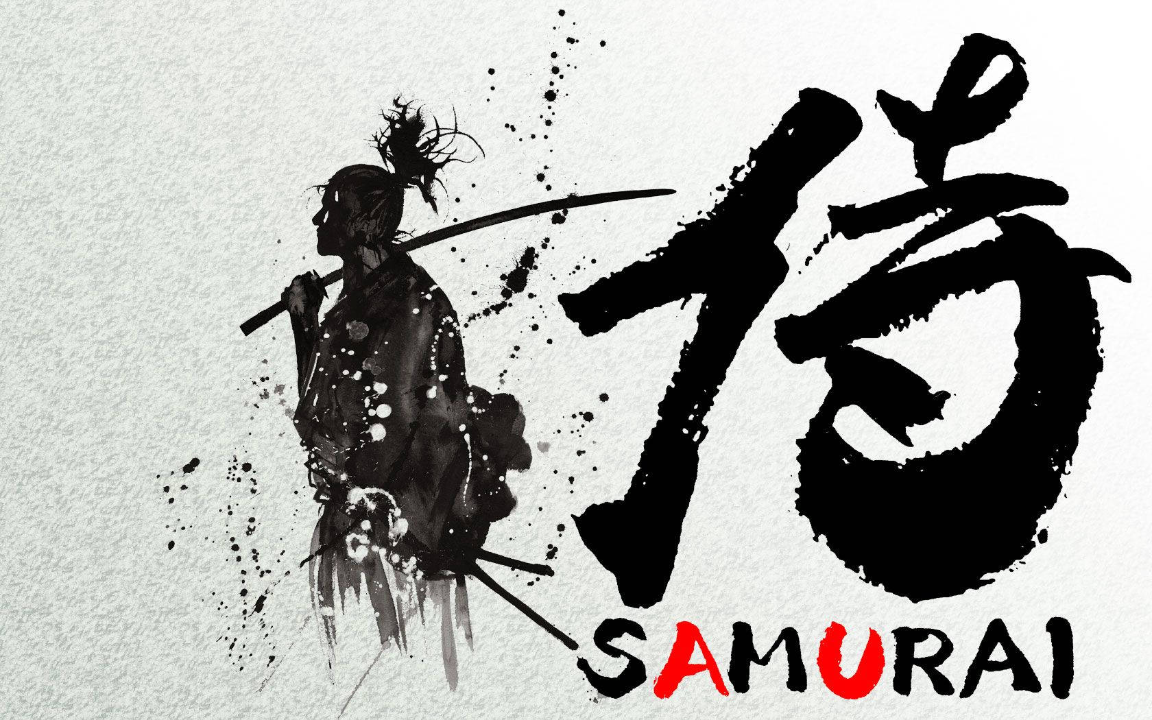 日本武士马尾 壁纸