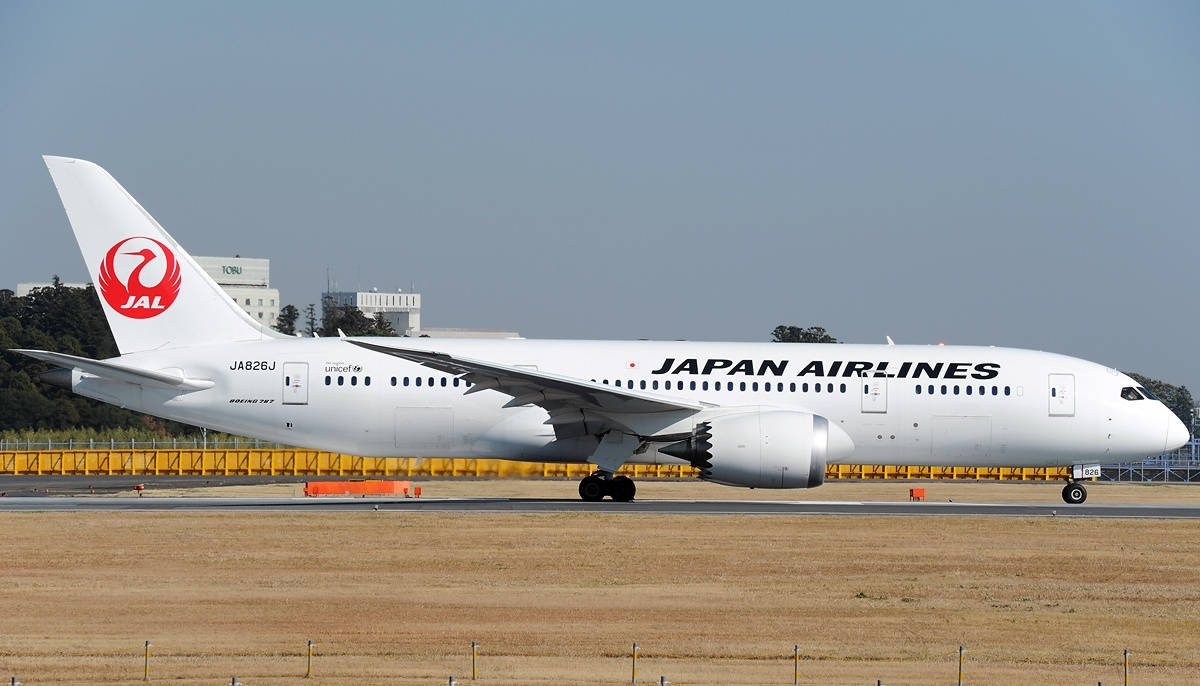 日本航空飞机跑道 壁纸