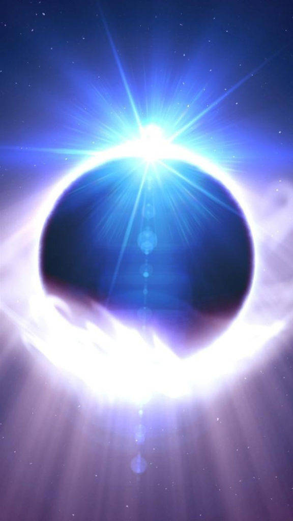 日食太空iPhone壁纸 壁纸