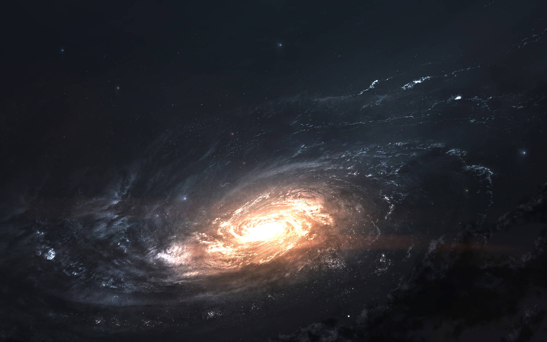 外太空仙女座星系的惊艳壁纸