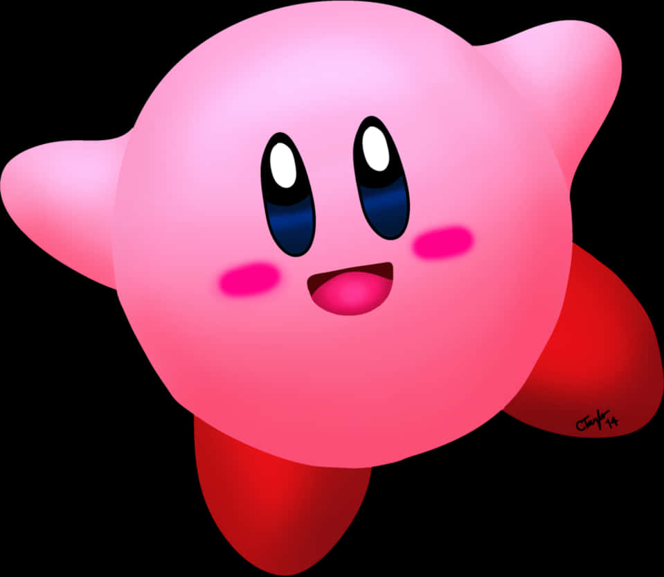 星之卡比_角色_插画 壁纸