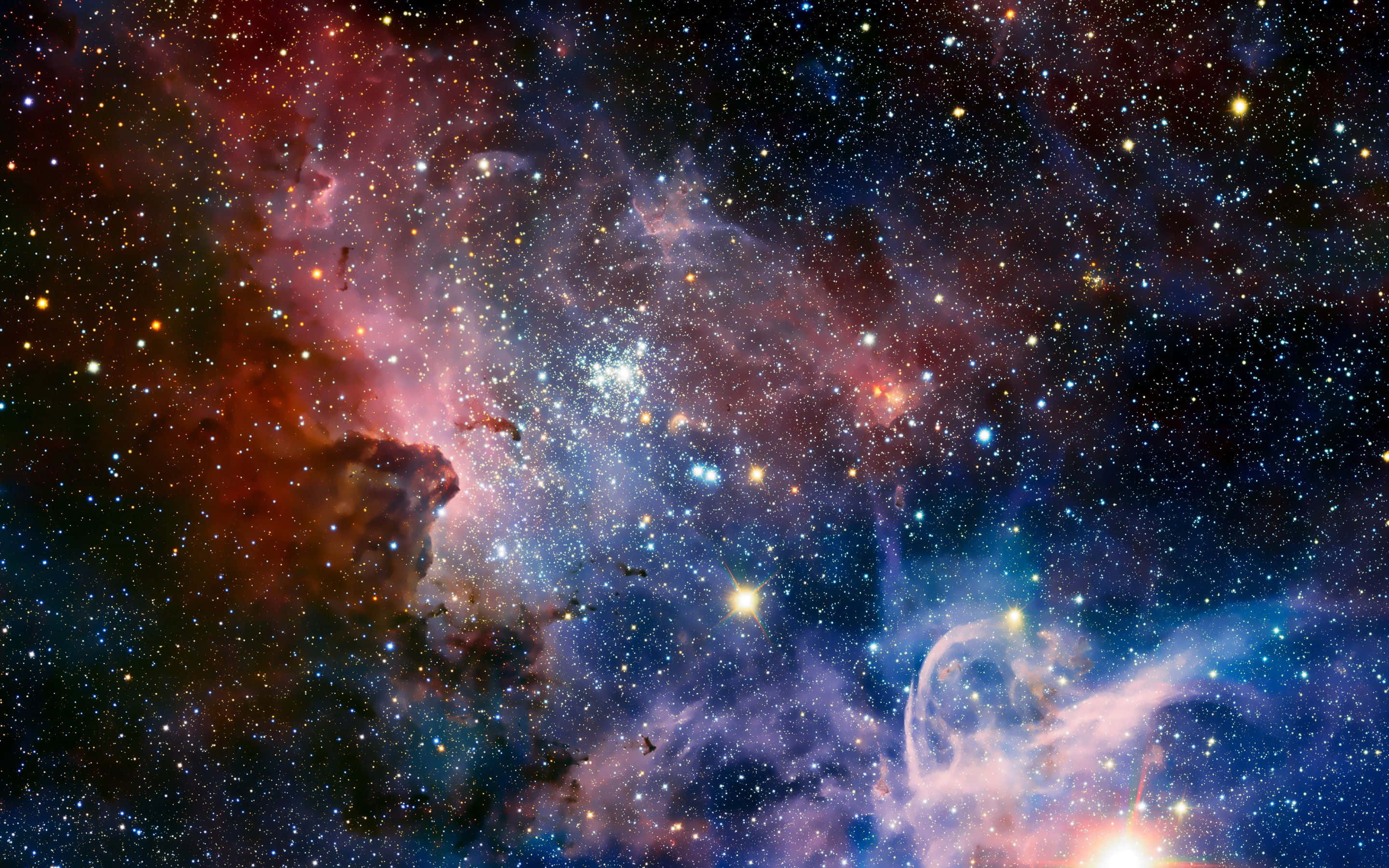 星云与星辰的壮丽景象 壁纸