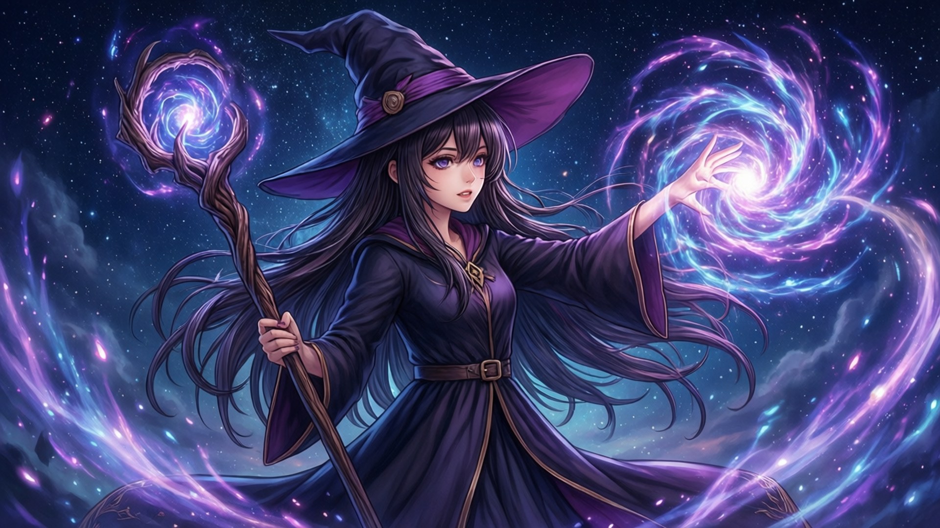 星夜女巫 壁纸