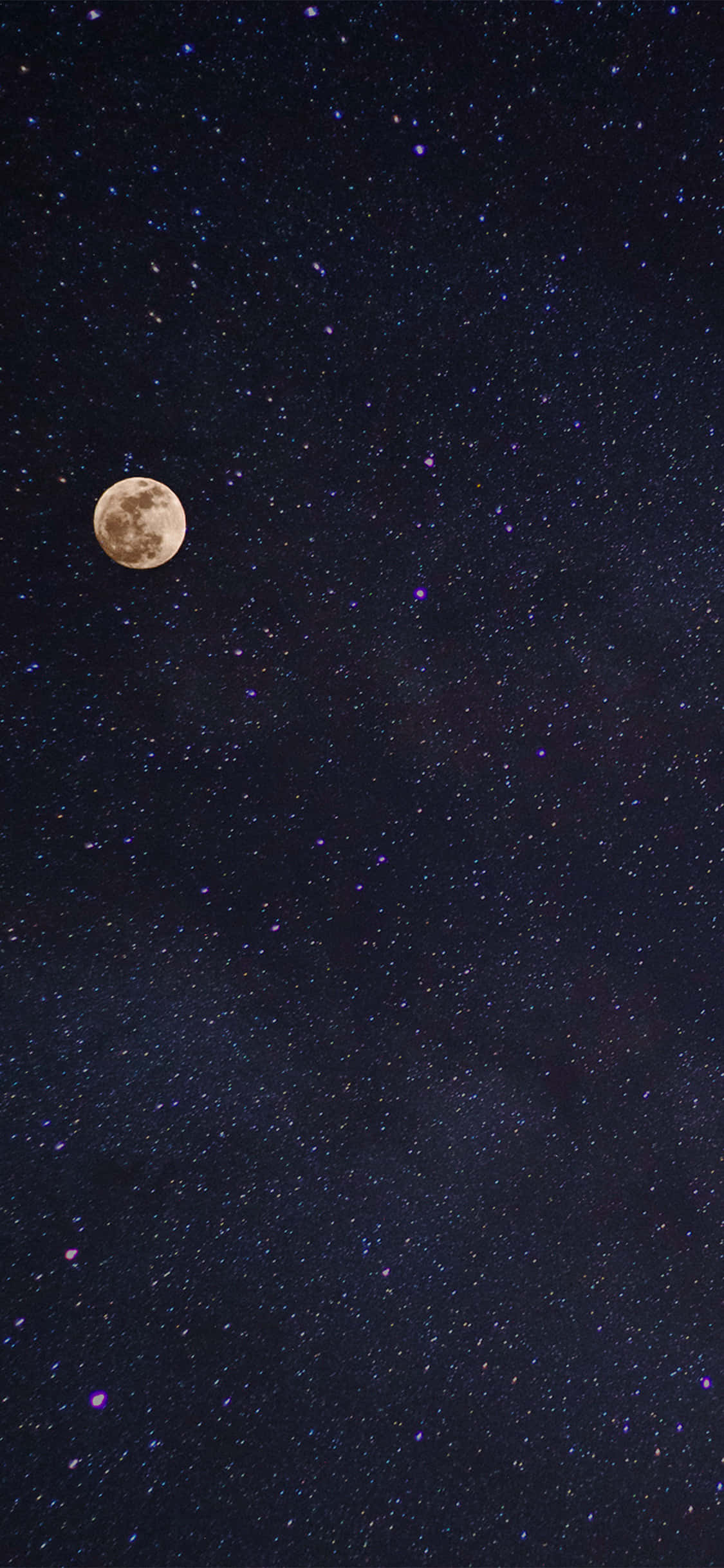 星辰与月亮背景 壁纸