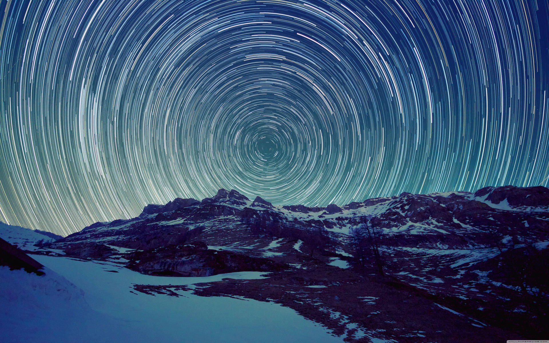 星空下的瑞士 壁纸