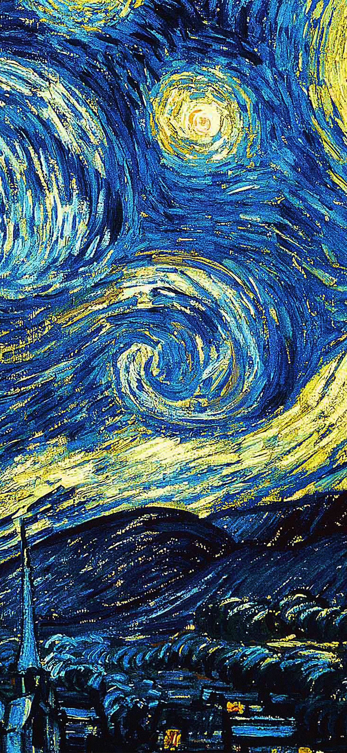星空名画iPhone壁纸