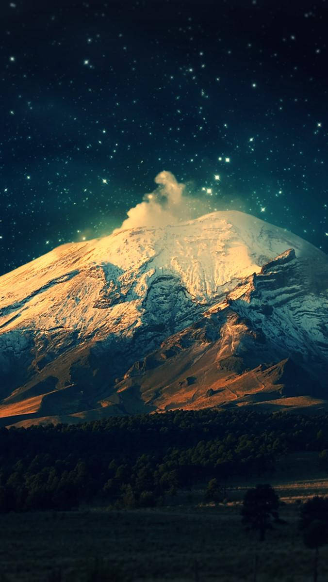 星空山景iPhone SE壁纸 壁纸