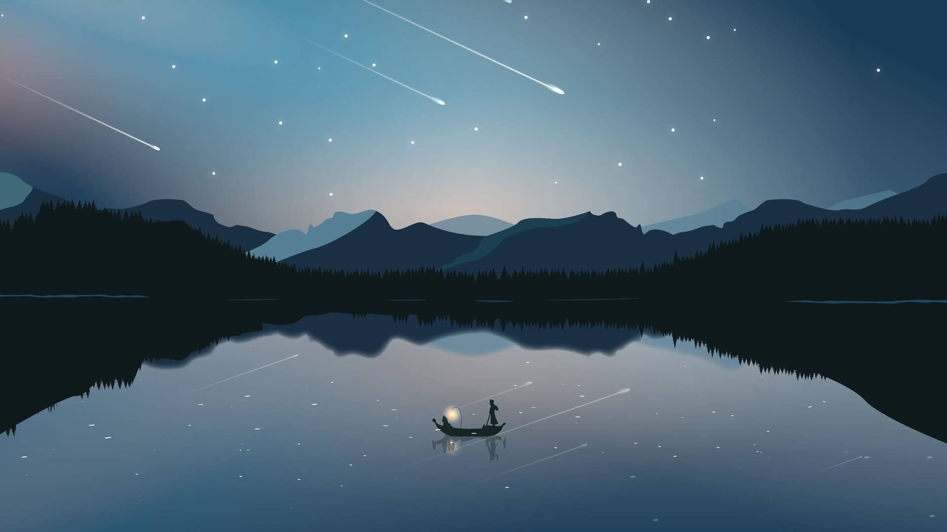 星空蓝美学PC壁纸 壁纸