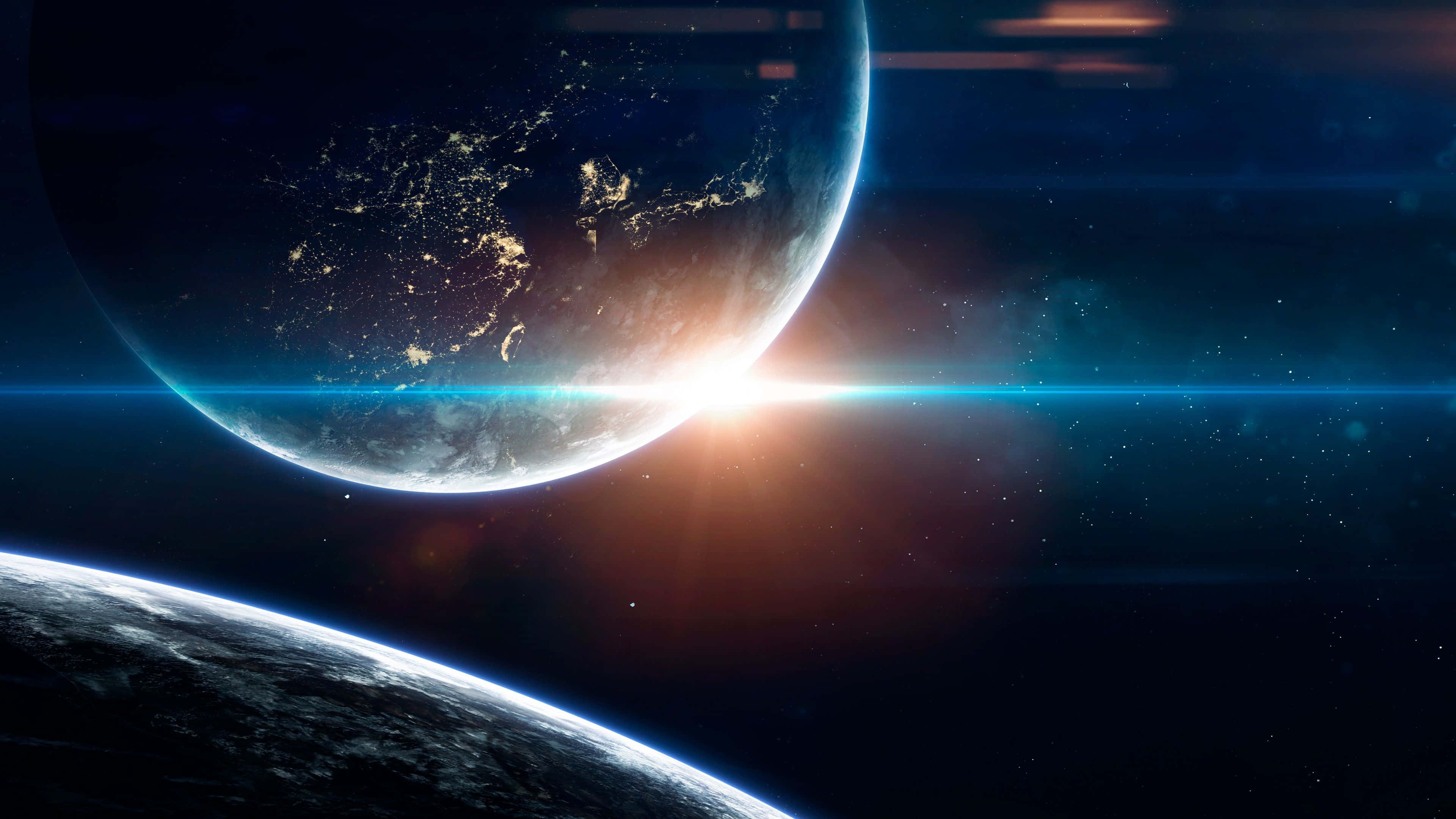 星系太空背景行星表面 壁纸