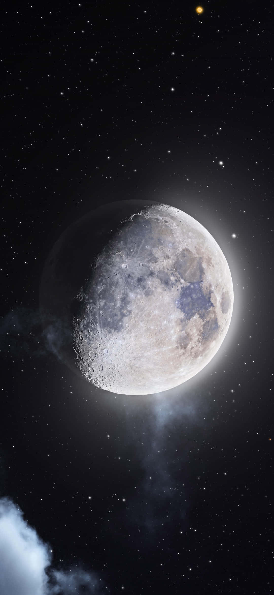星辰与月亮背景 壁纸