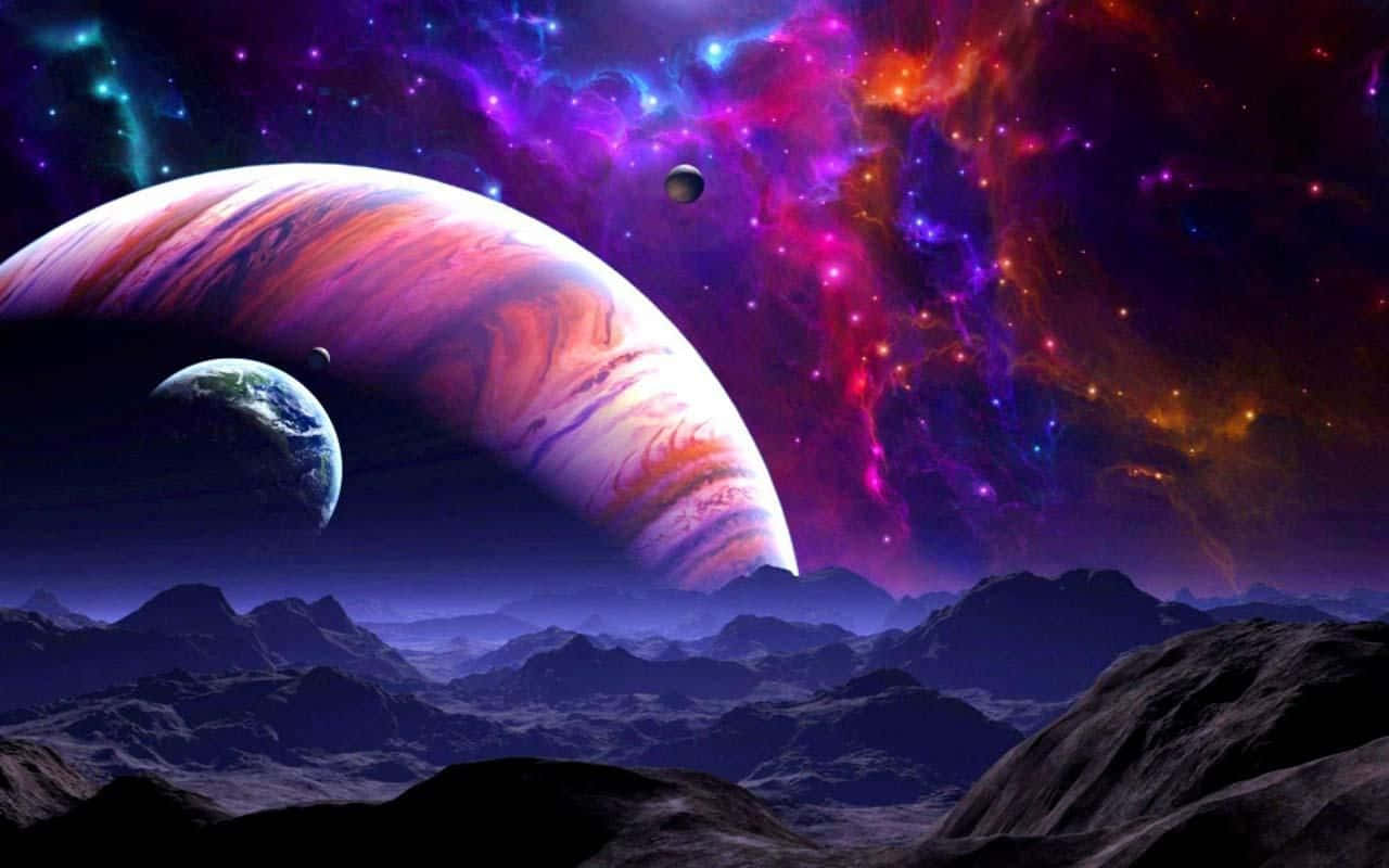 星际彼岸：银河系壮丽景象 壁纸