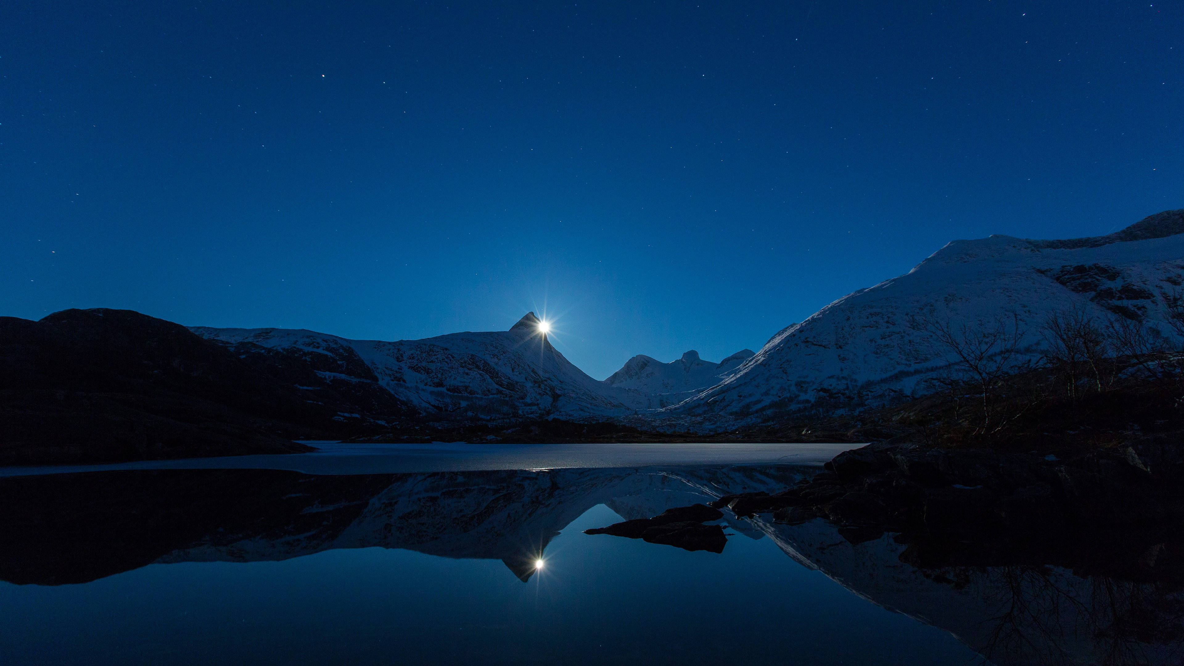 晴朗夜空风景 壁纸
