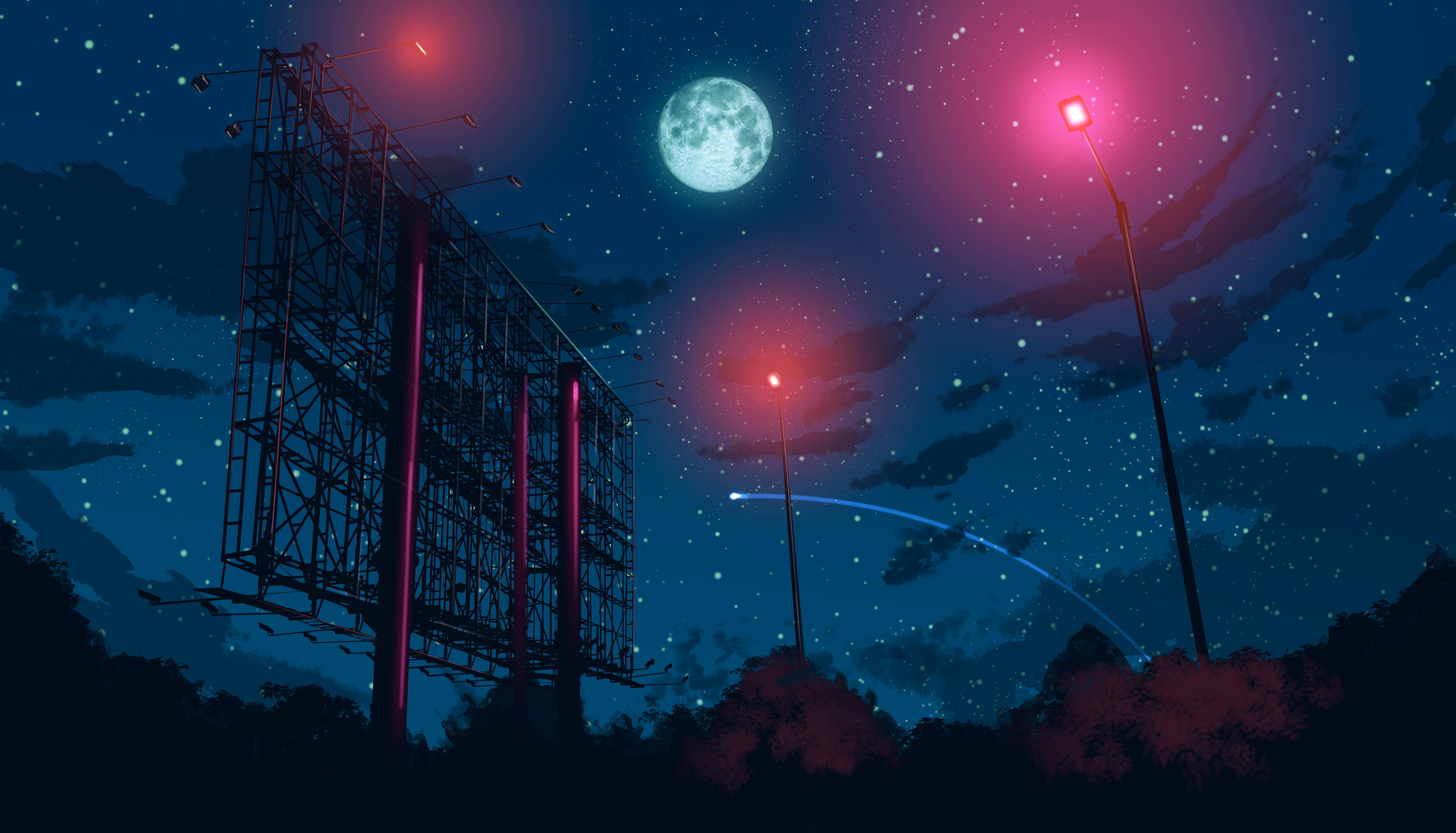 暗夜流星动漫4K 壁纸