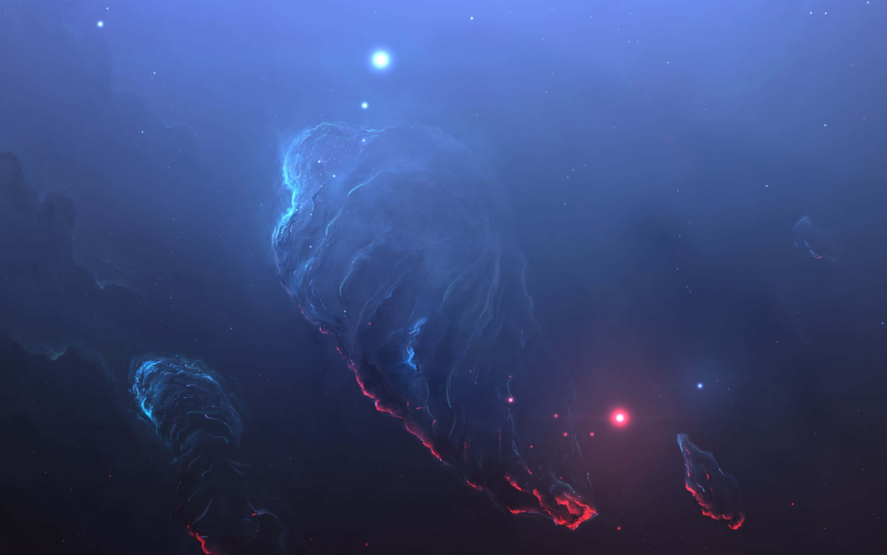 暗星云天体背景 壁纸