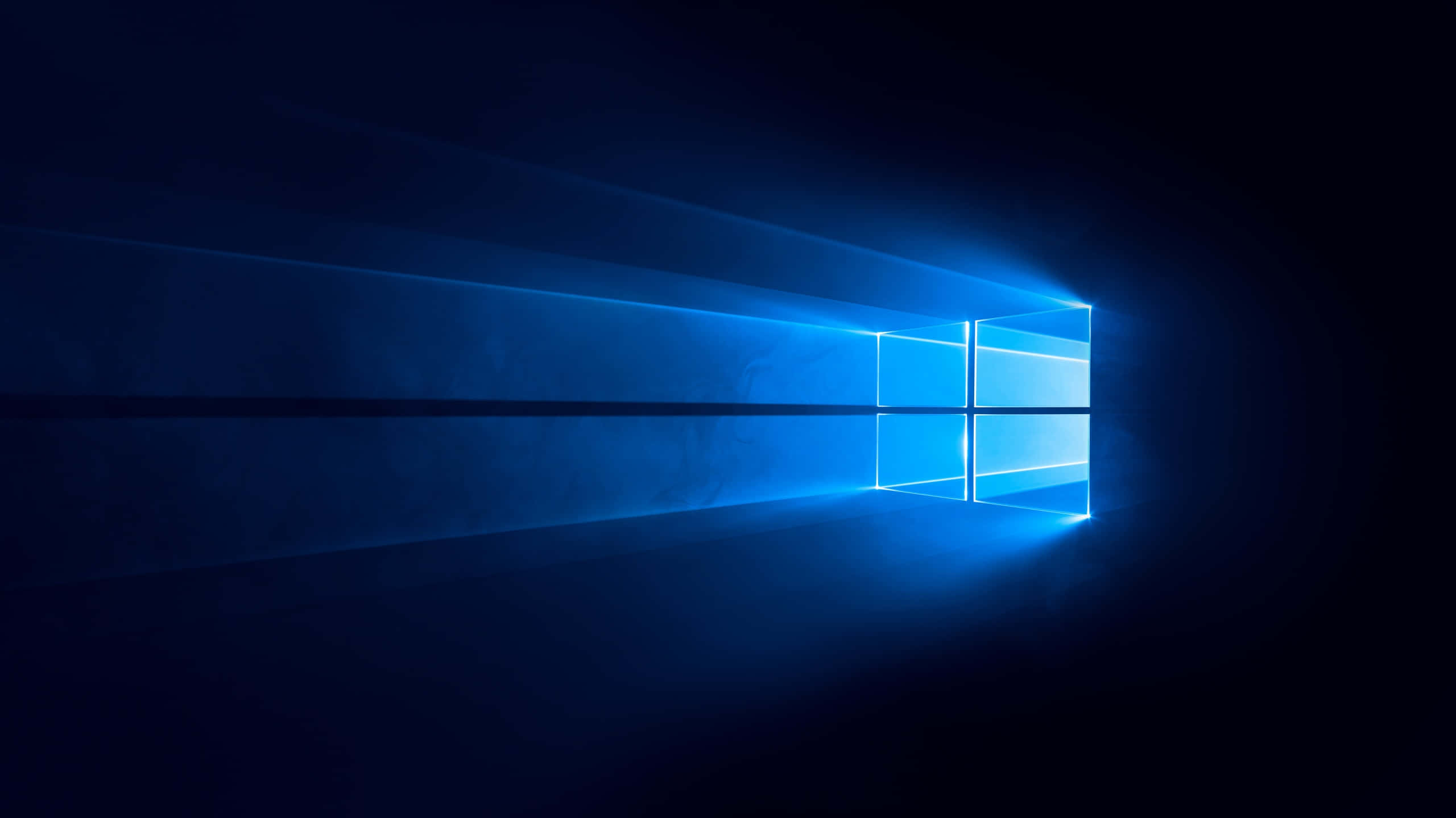暗色中的Windows 10标志 壁纸
