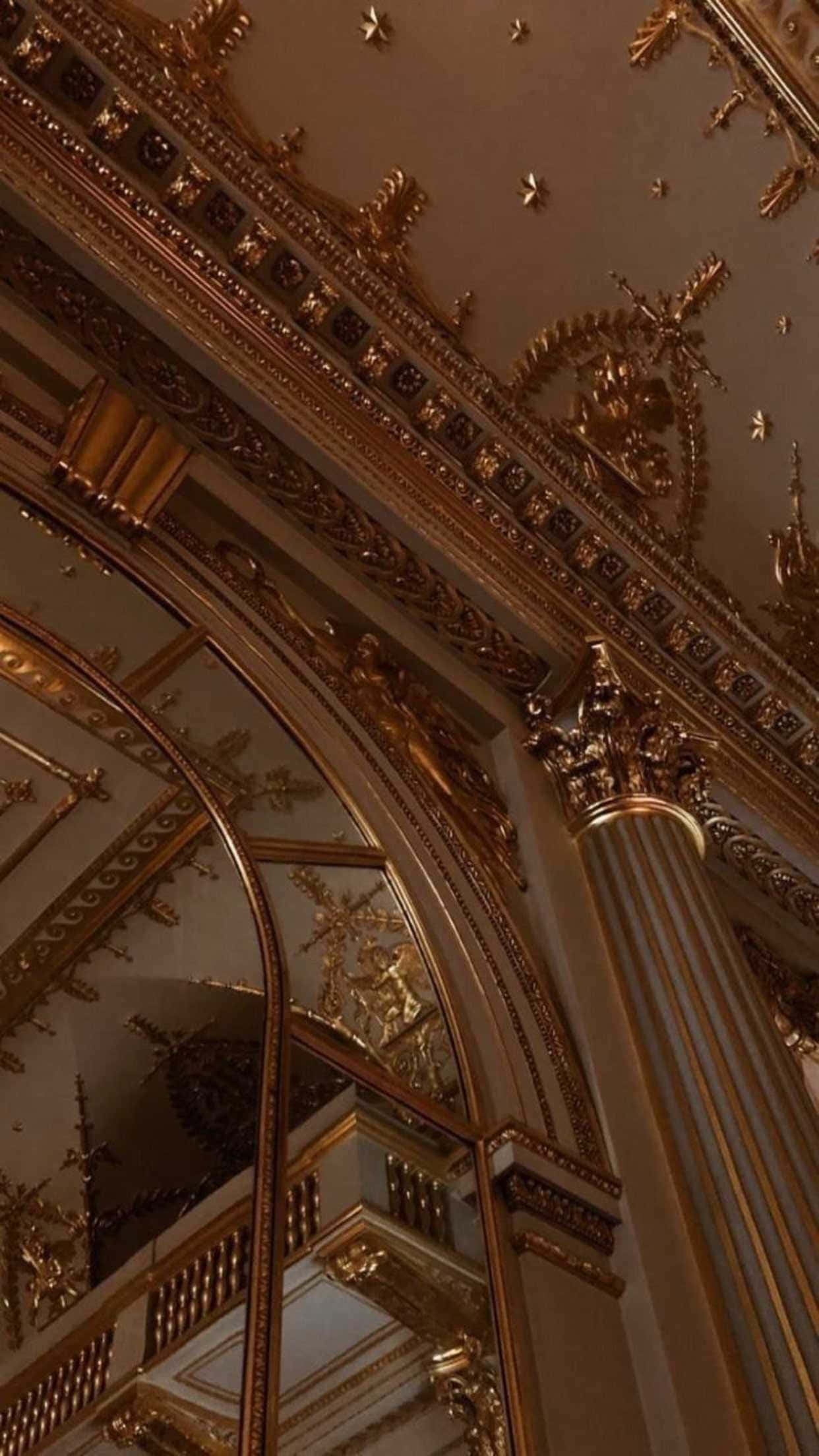 暗黑学院风图书馆 壁纸