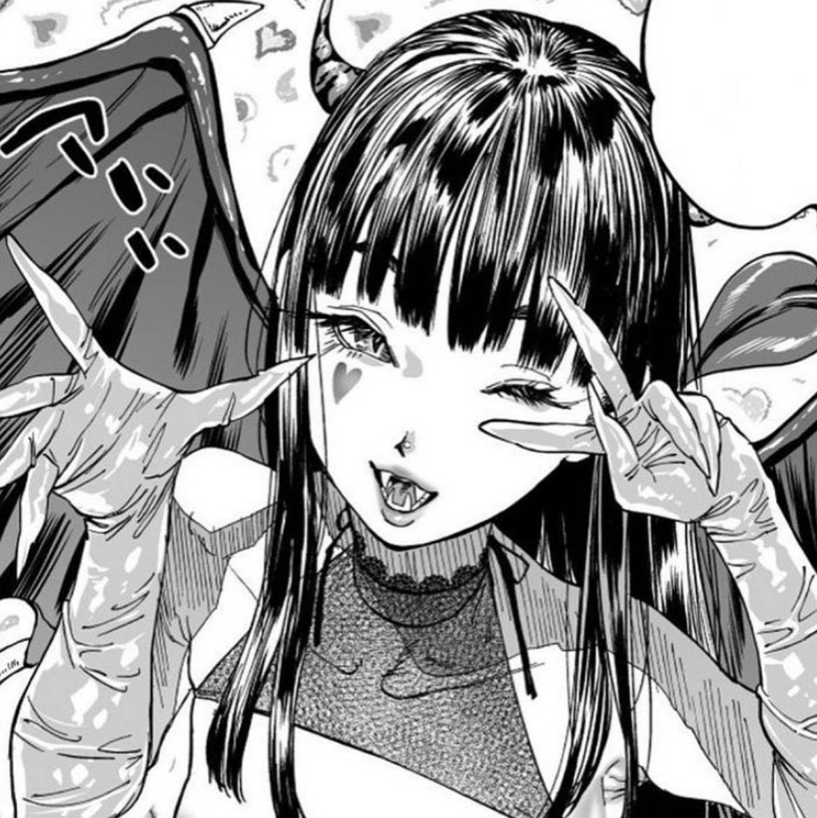 暗黑恶魔少女动漫头像 壁纸