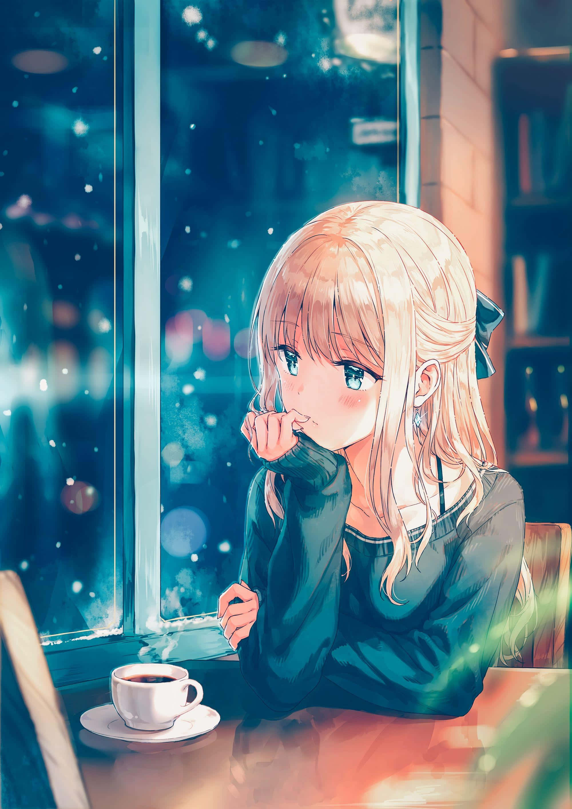 最可爱的动漫女孩图片 壁纸