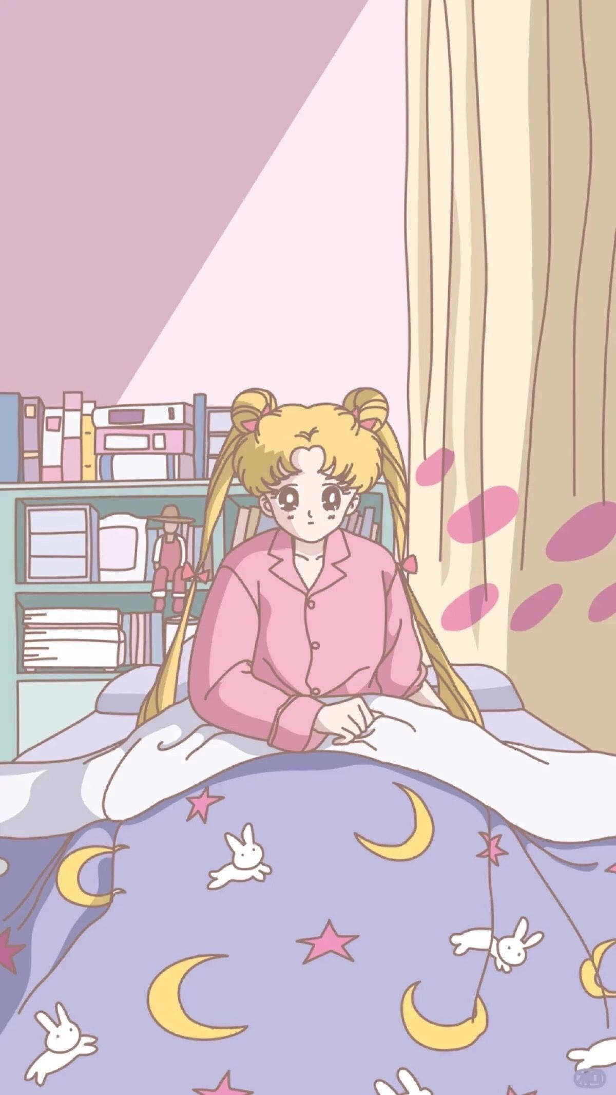 月野兔起床美少女战士iPhone壁纸 壁纸