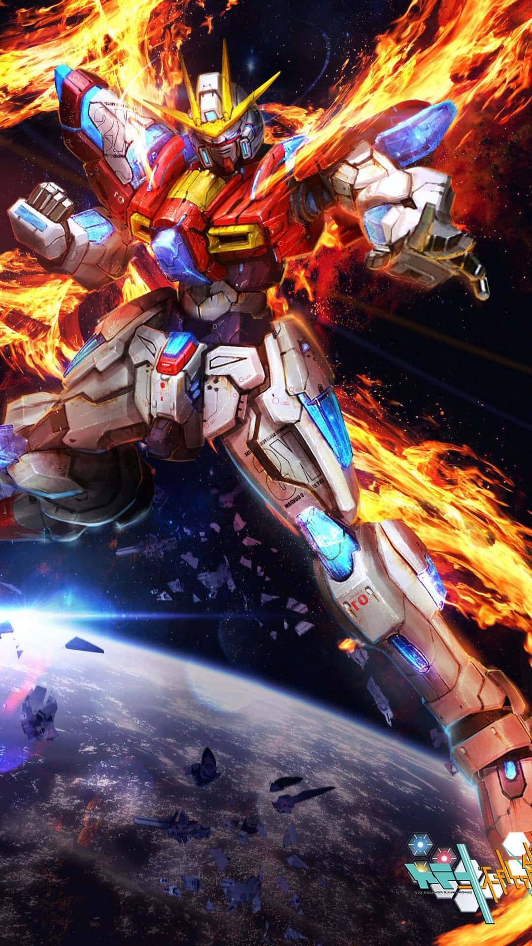 机动战士高达：蓝色RX-78-2与红色扎古II的激战对决 壁纸