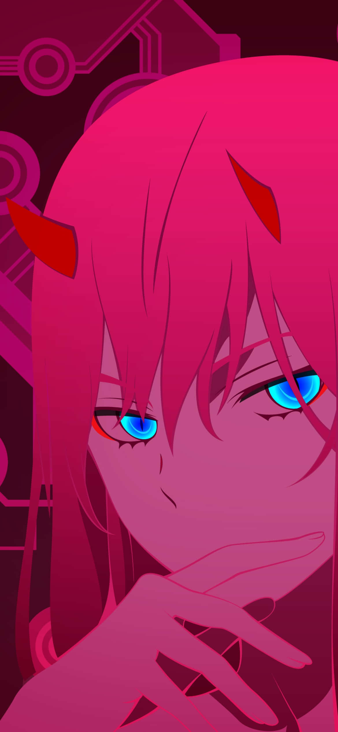 来自动漫《Darling in the FranXX》的零二 壁纸