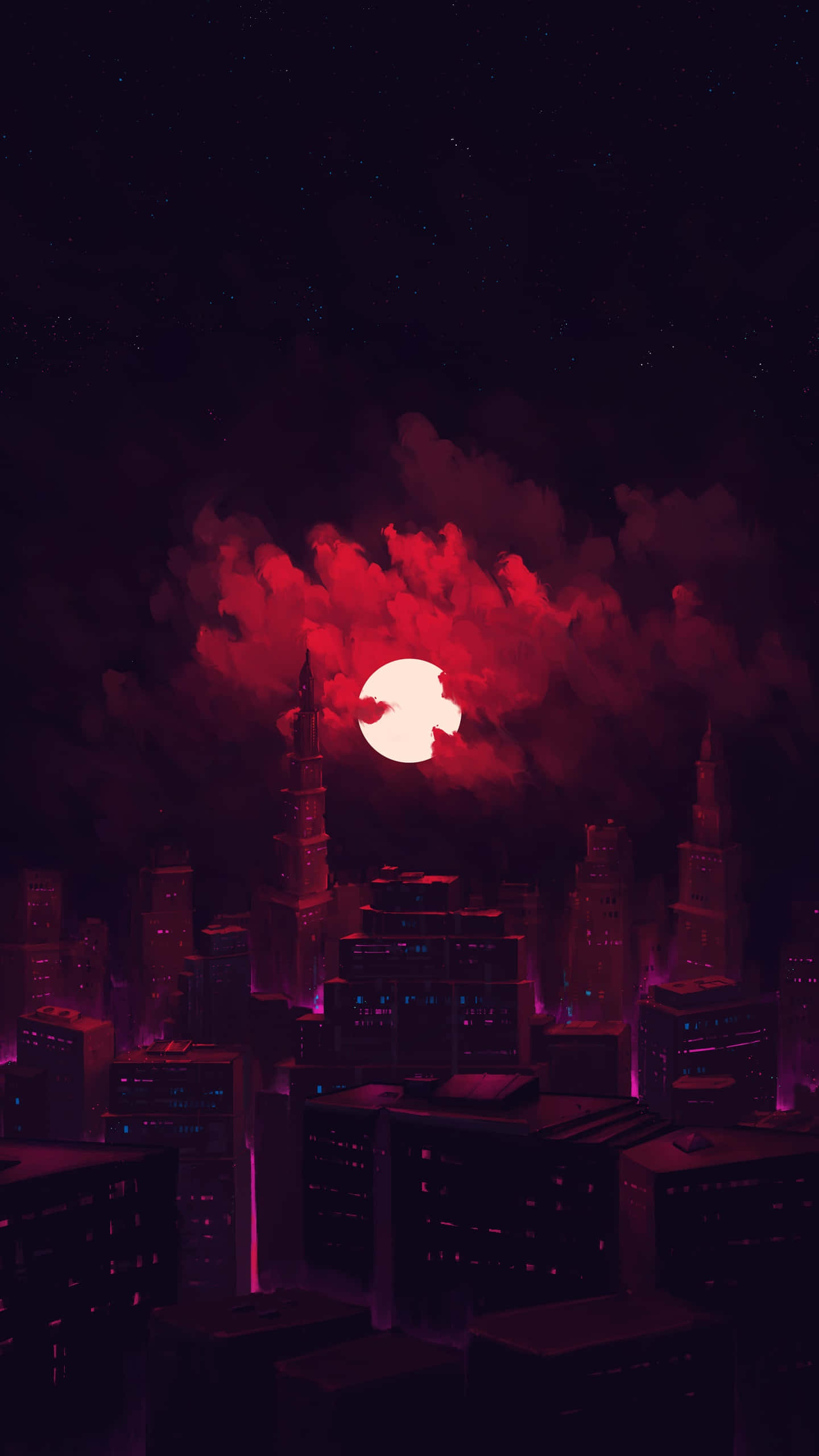 来自广受好评的电影《暗黑城市》的场景 壁纸
