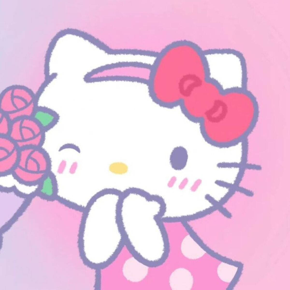 柔粉Hello Kitty头像