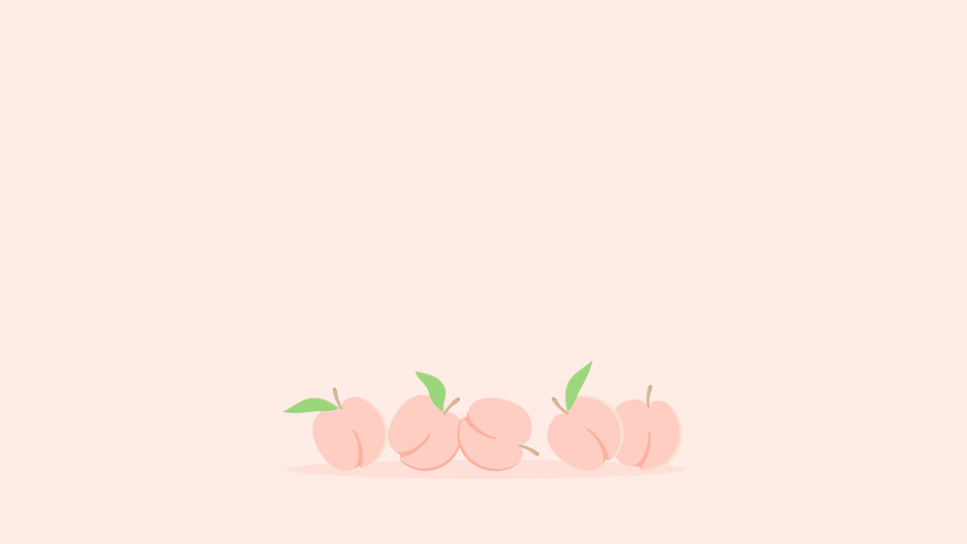柔粉蜜桃美学笔记本电脑壁纸