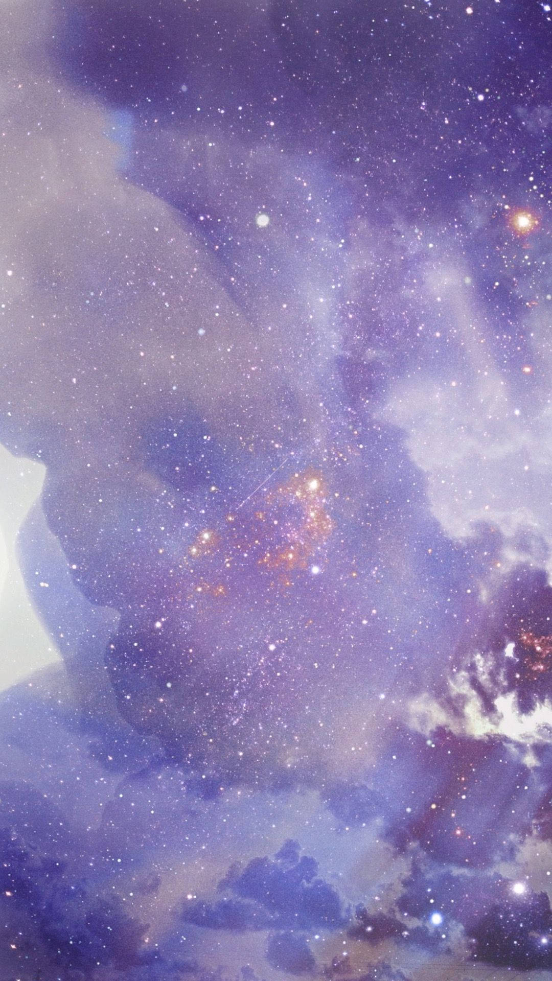 柔紫星河 壁纸