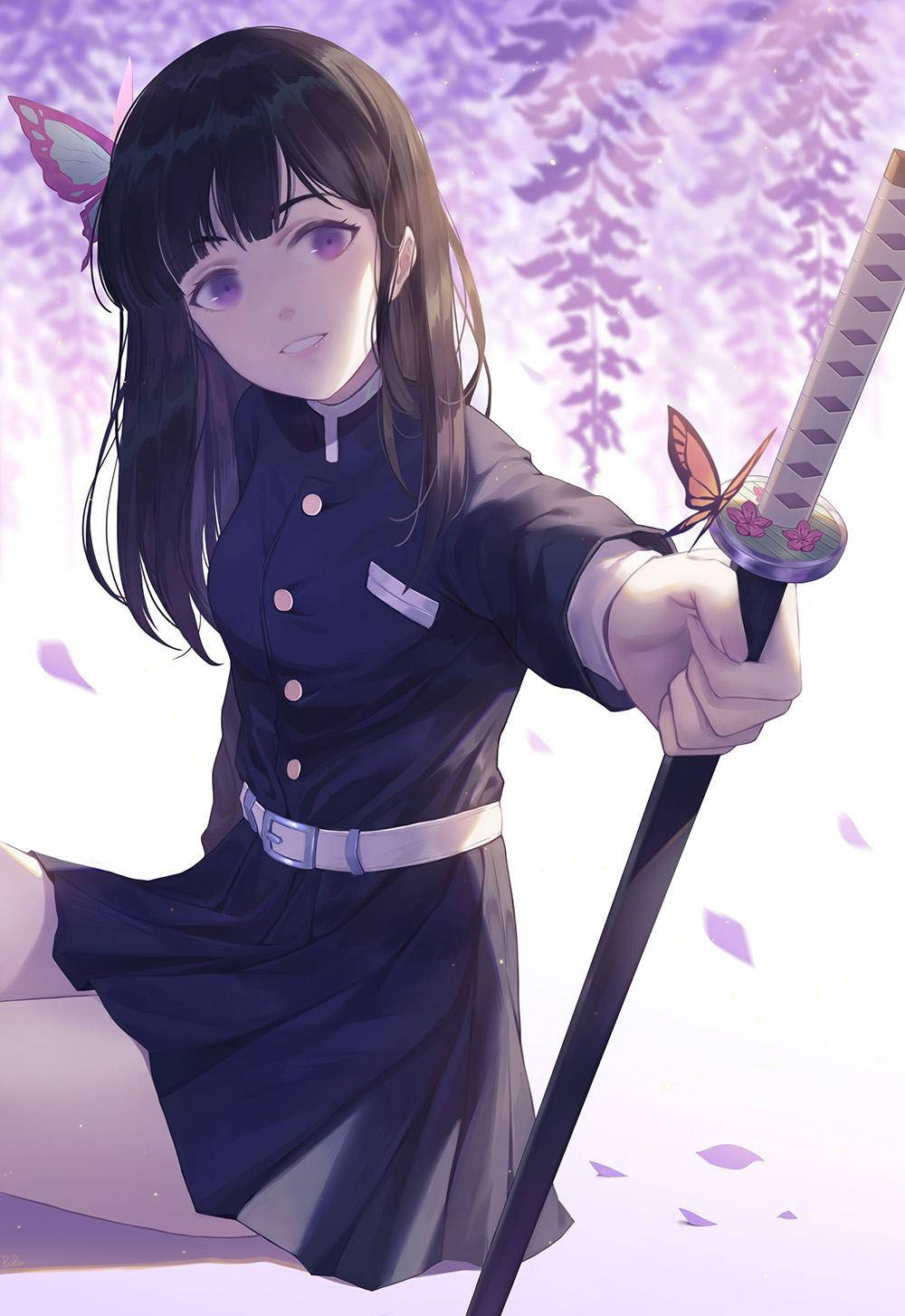 栗花落香奈乎短发披肩 壁纸