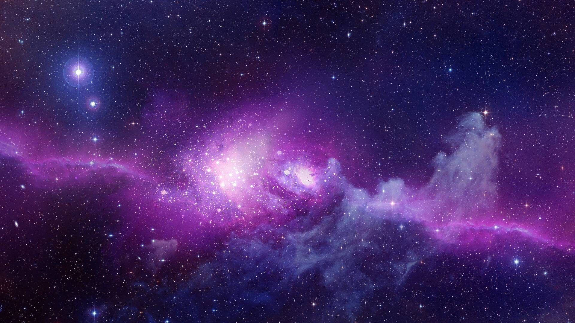 梦幻可爱星空银河 壁纸