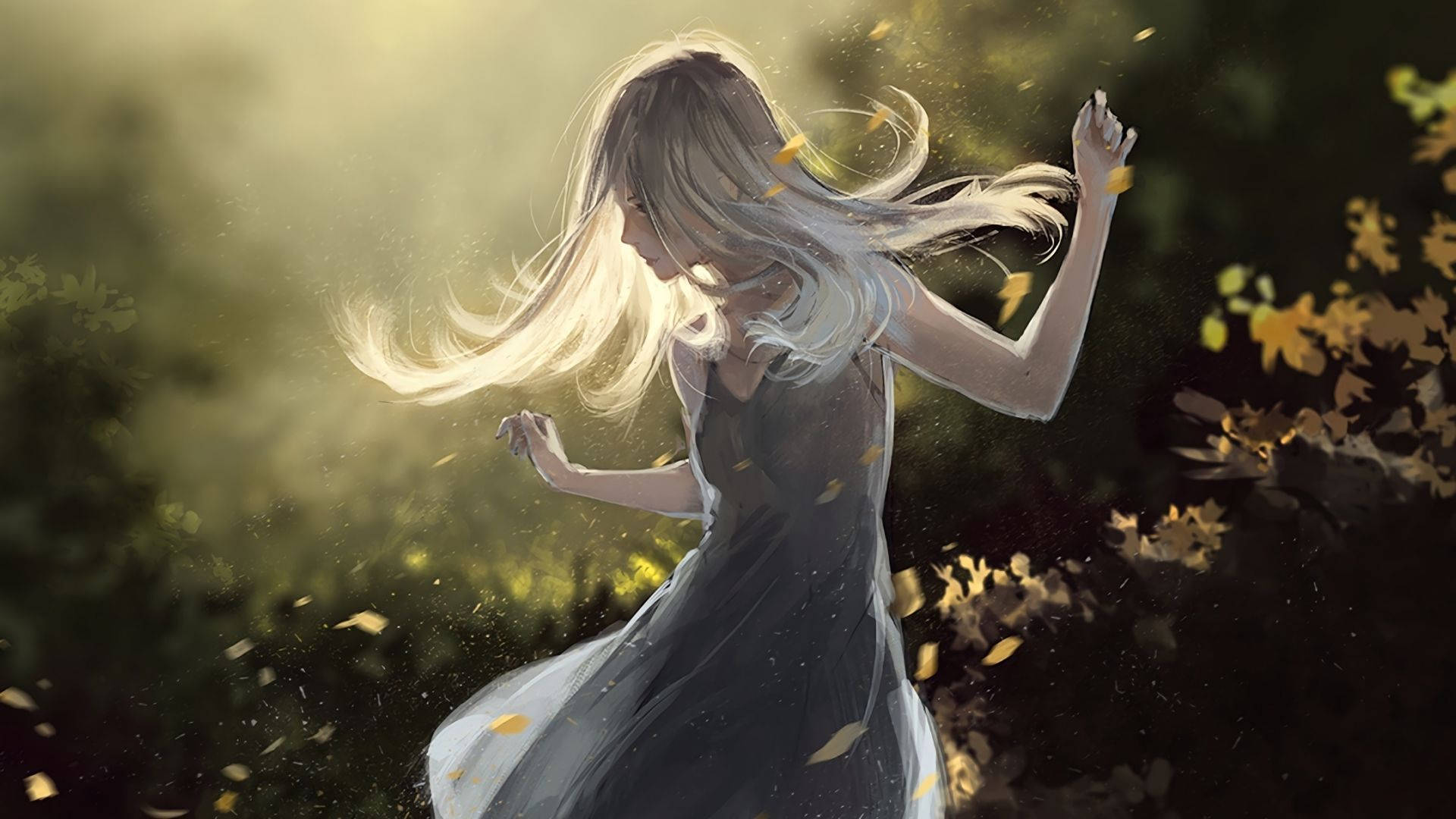 梦幻少女动漫舞蹈 壁纸