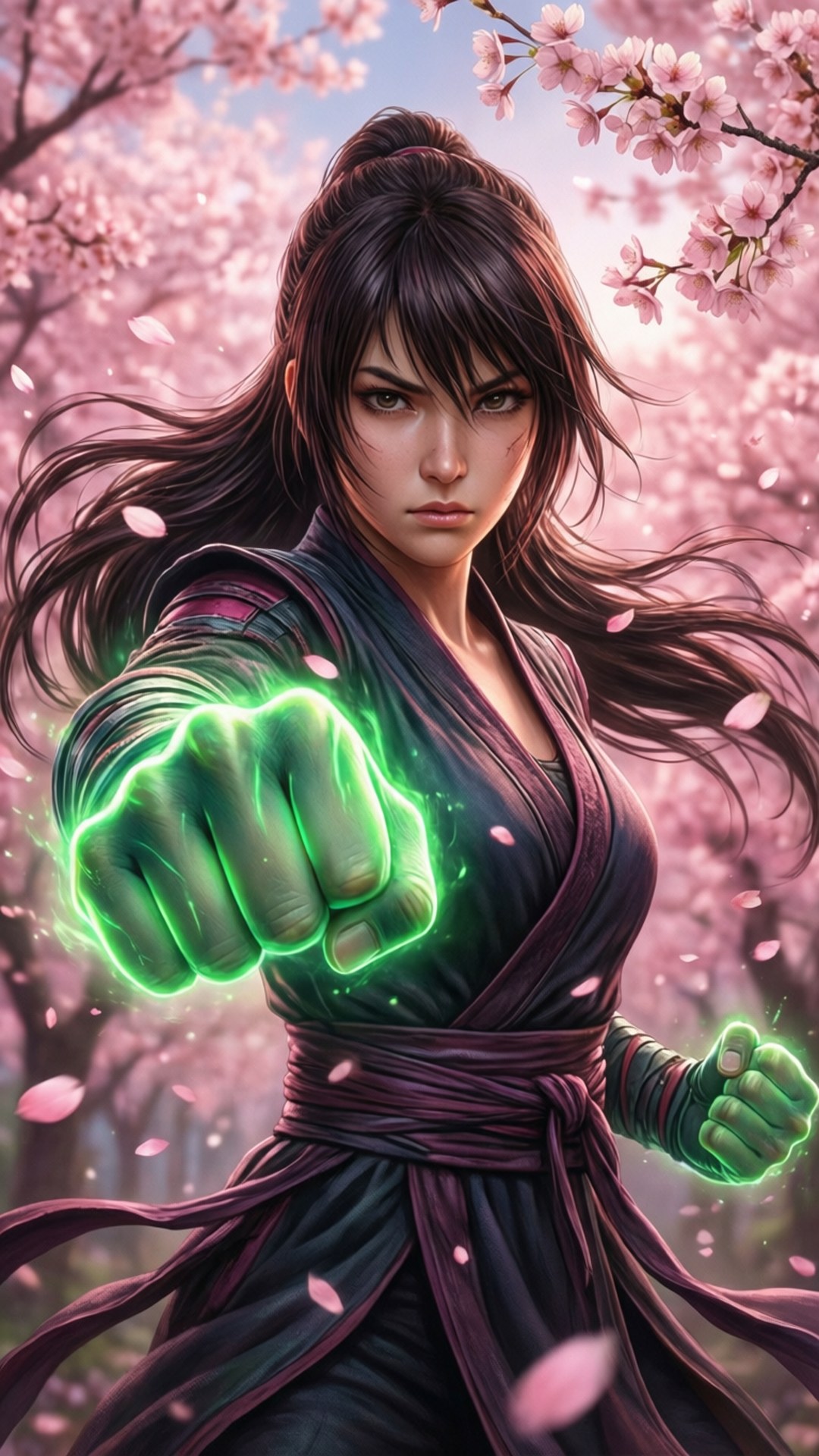 樱花拳 壁纸