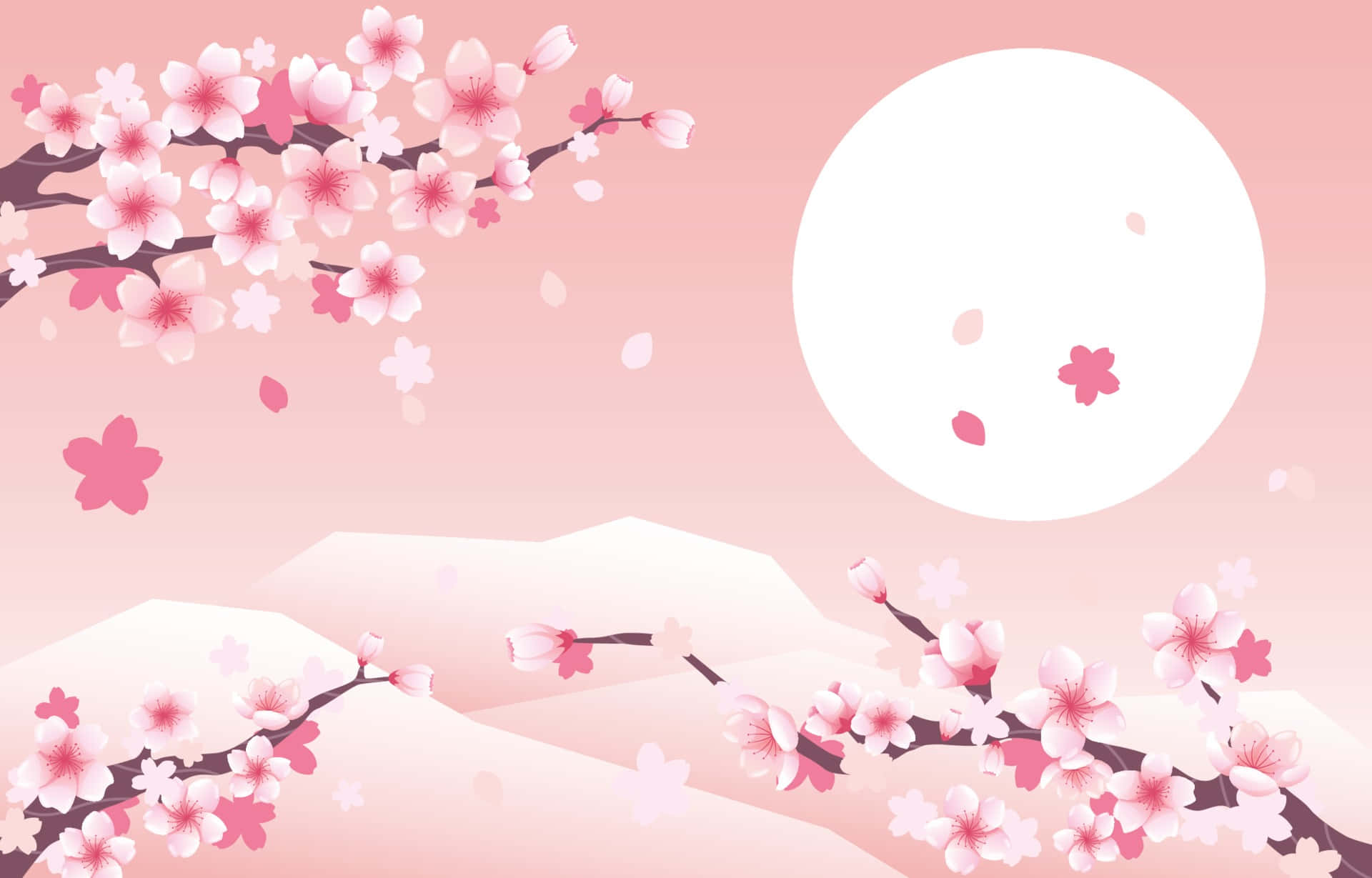 樱花背景 壁纸