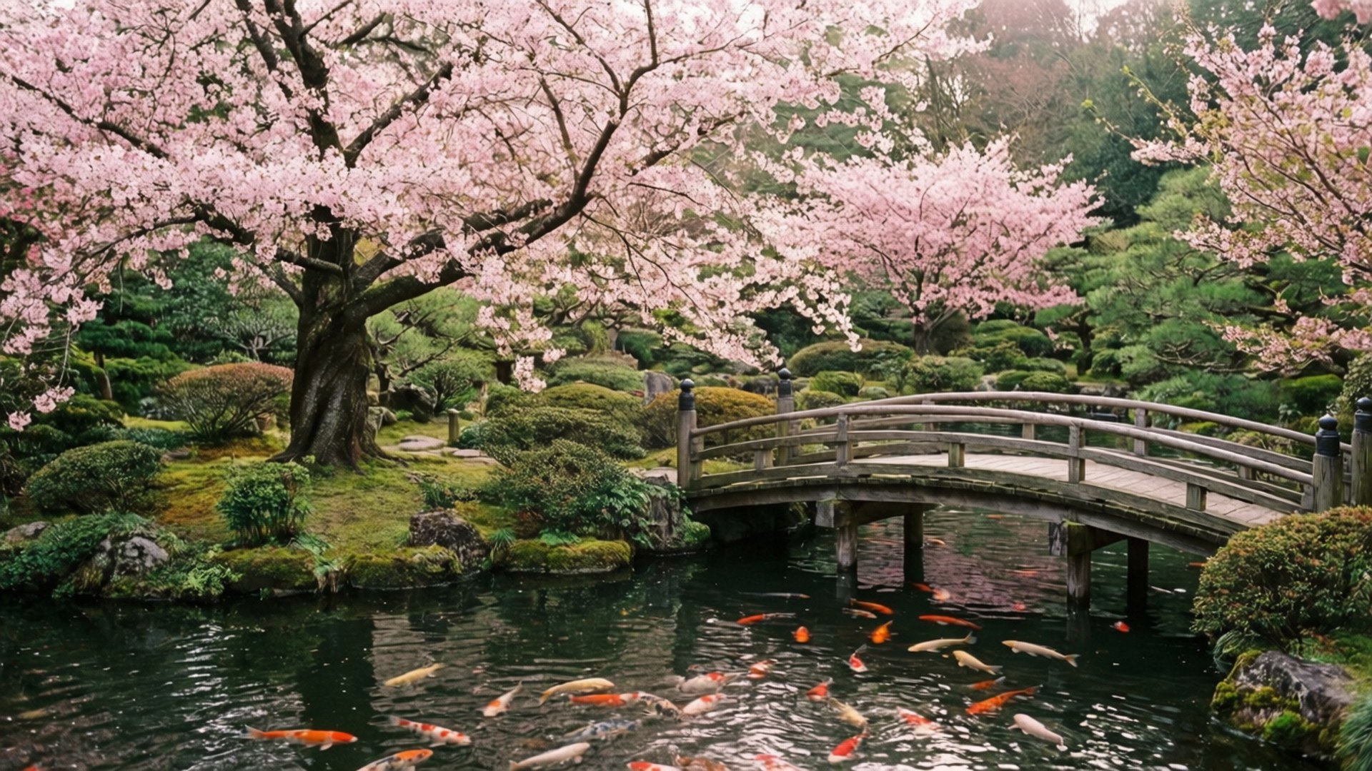 樱花花园 壁纸