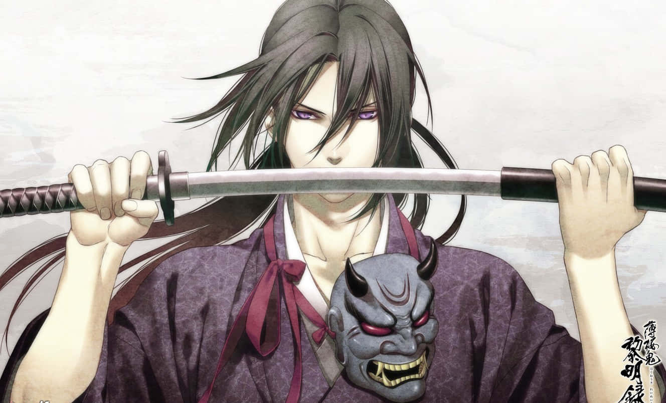 武士动漫《薄樱鬼》土方岁三 壁纸