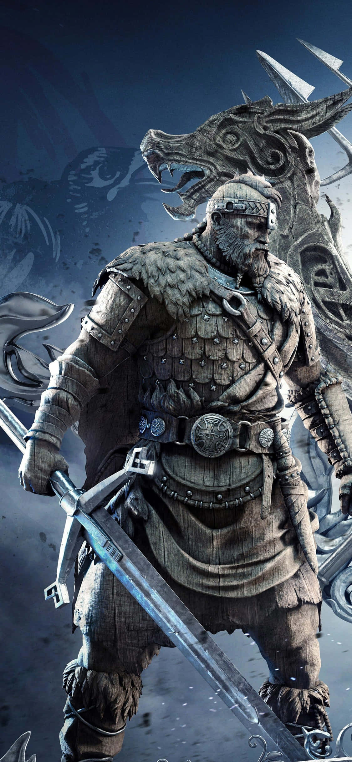 武士对抗巨龙 Android《荣耀战魂》背景 壁纸